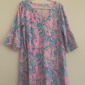 Lilly Pulitzer XXL Dress Pink / Blue